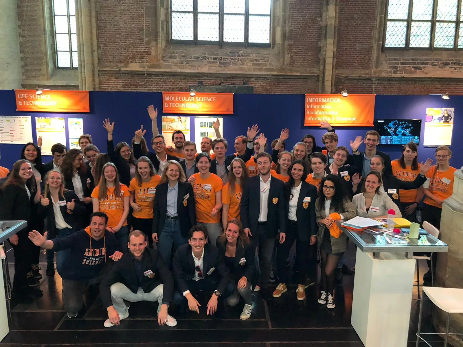 A group picture at the University's Open Day on October 13, 2018