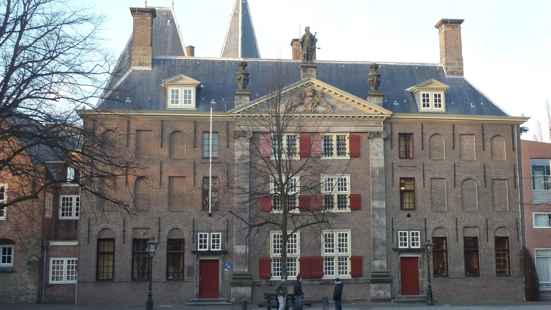 The Gravensteen building in Leiden