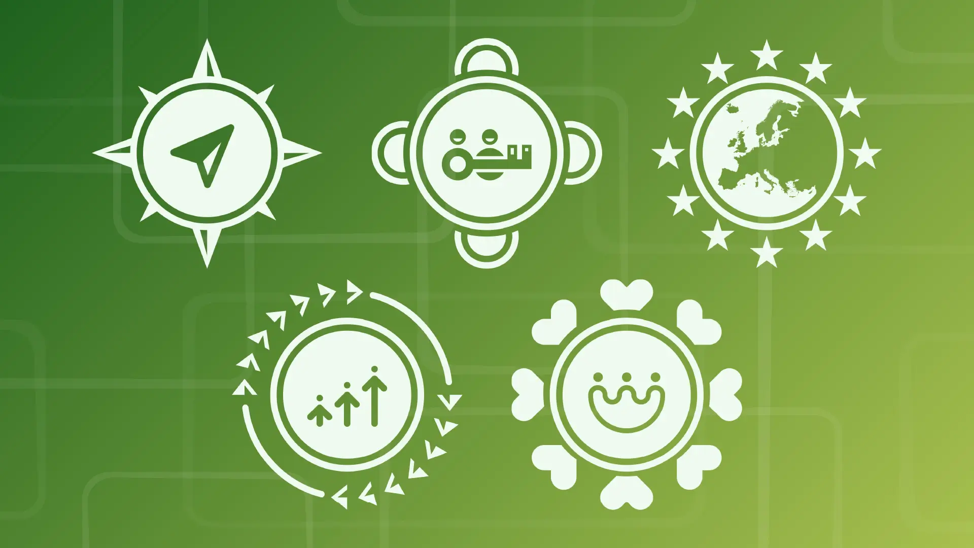 A collection of icons for AEGEE-Leiden
