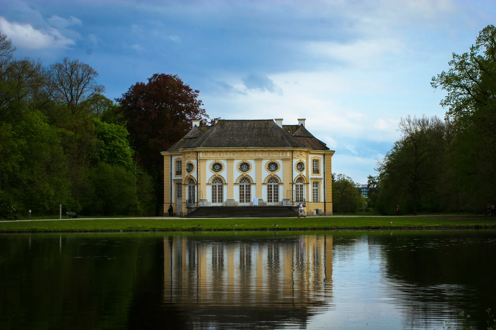 The Badenburg building in Schloss Nymphenburg, Munich.