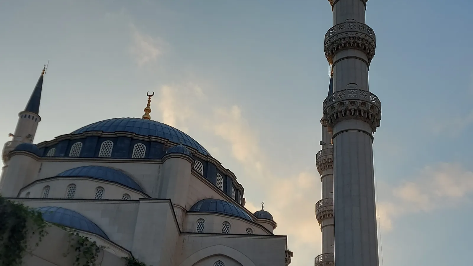 A photo of the Tirana mosque in Albania.