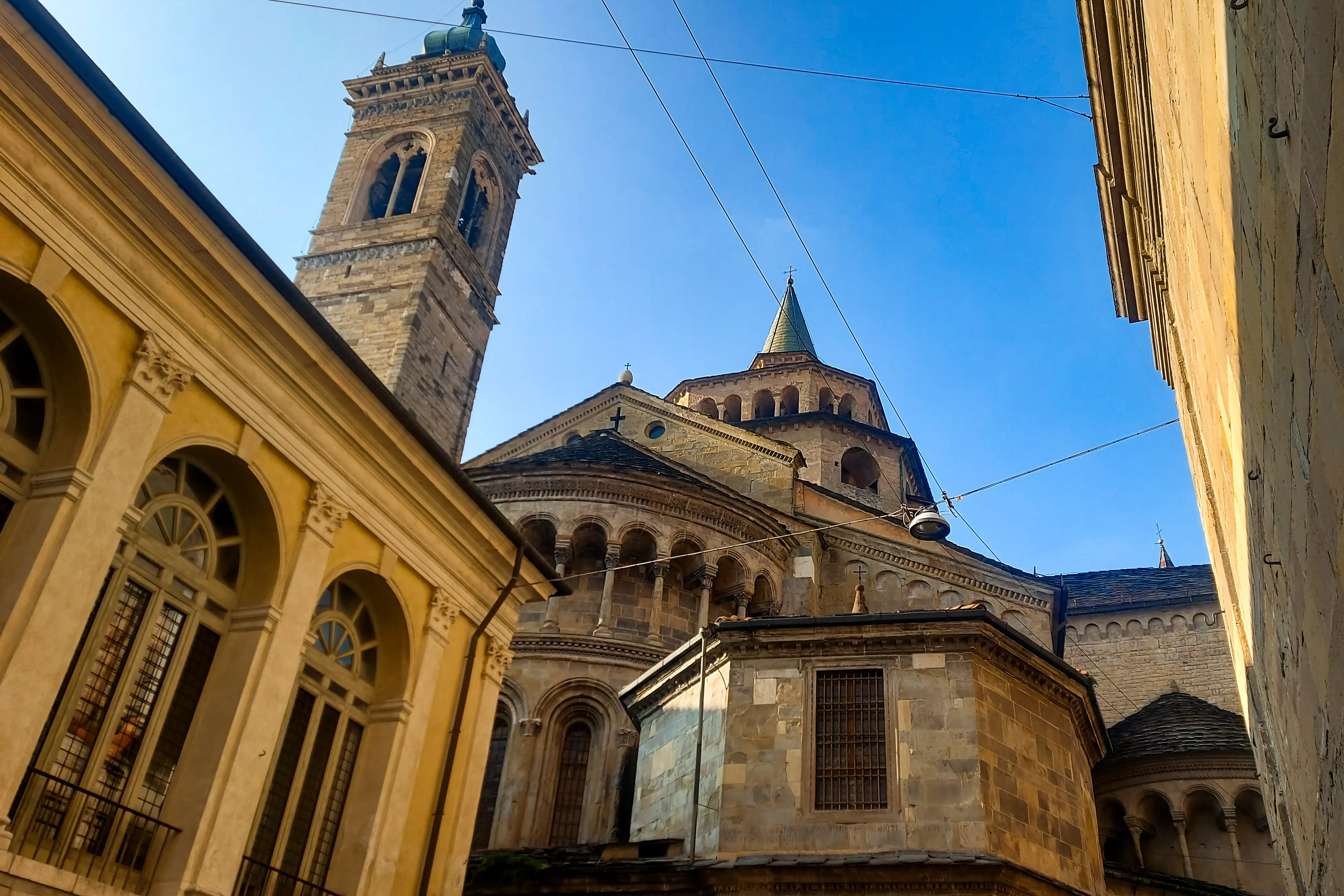 The Basilica di Santa Maria Maggiore in Bergamo, Italy.