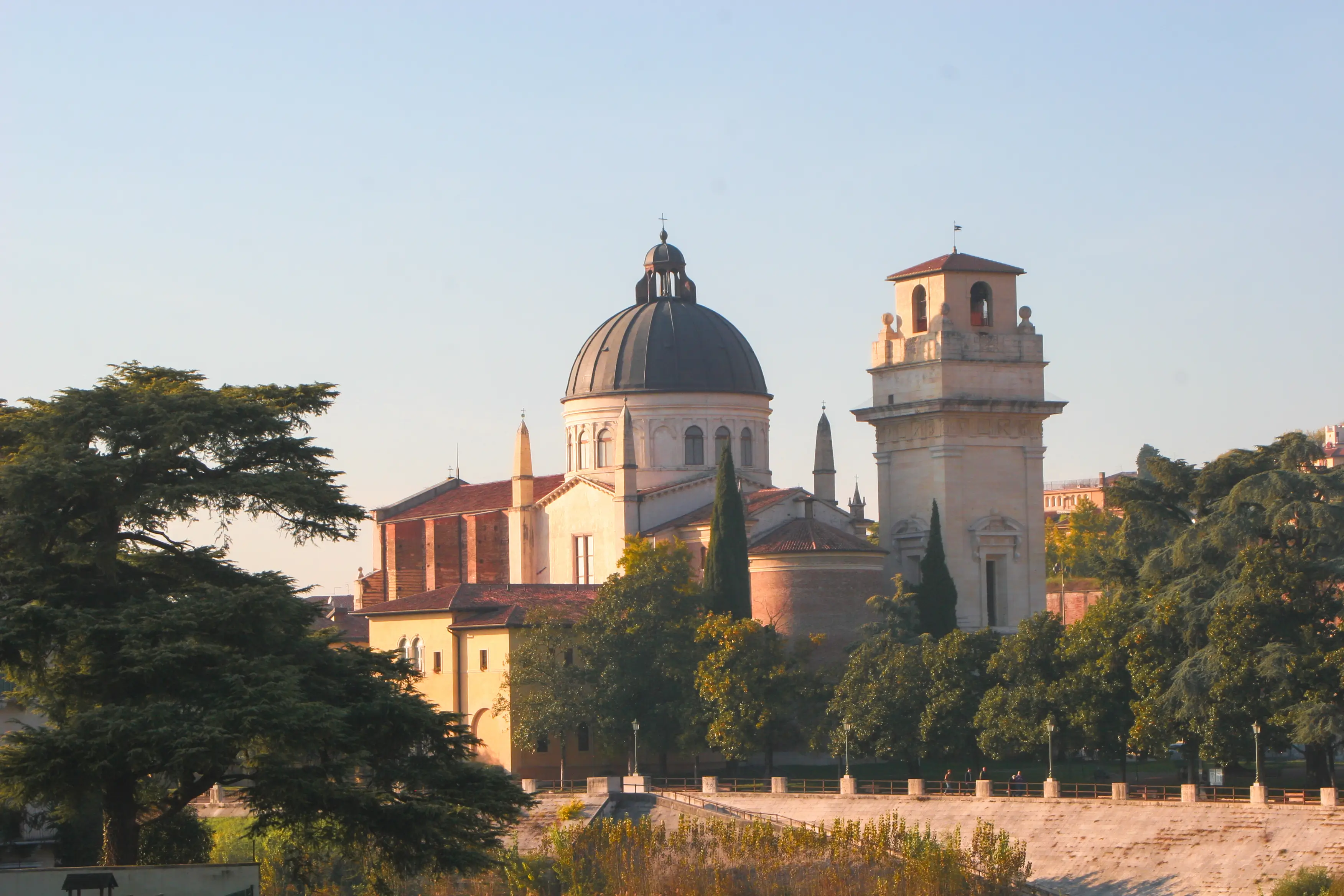 The Parrochia di San Giorgio in Braida church in Verona, Italy.