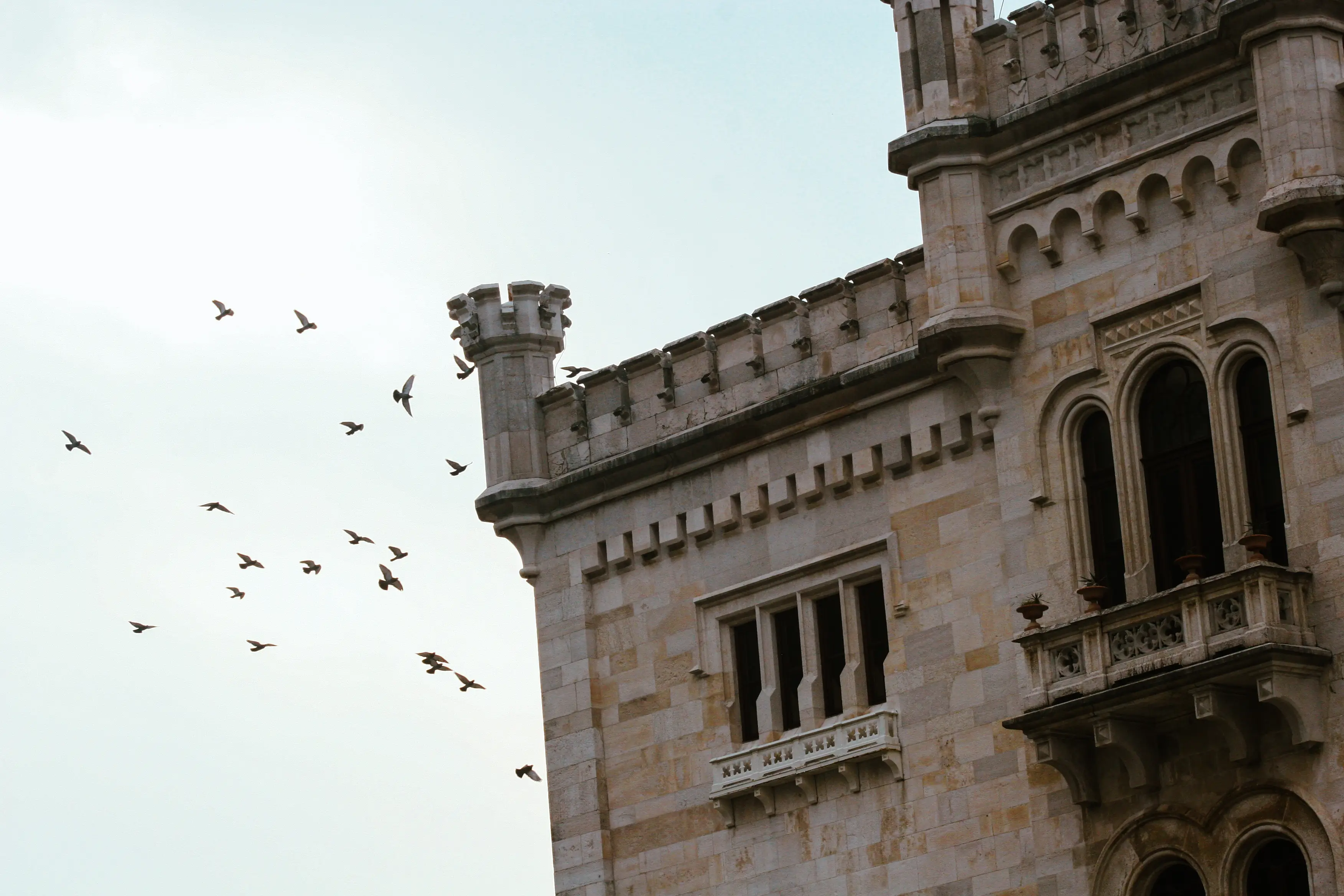 Miramare Castle near Trieste, Italy.