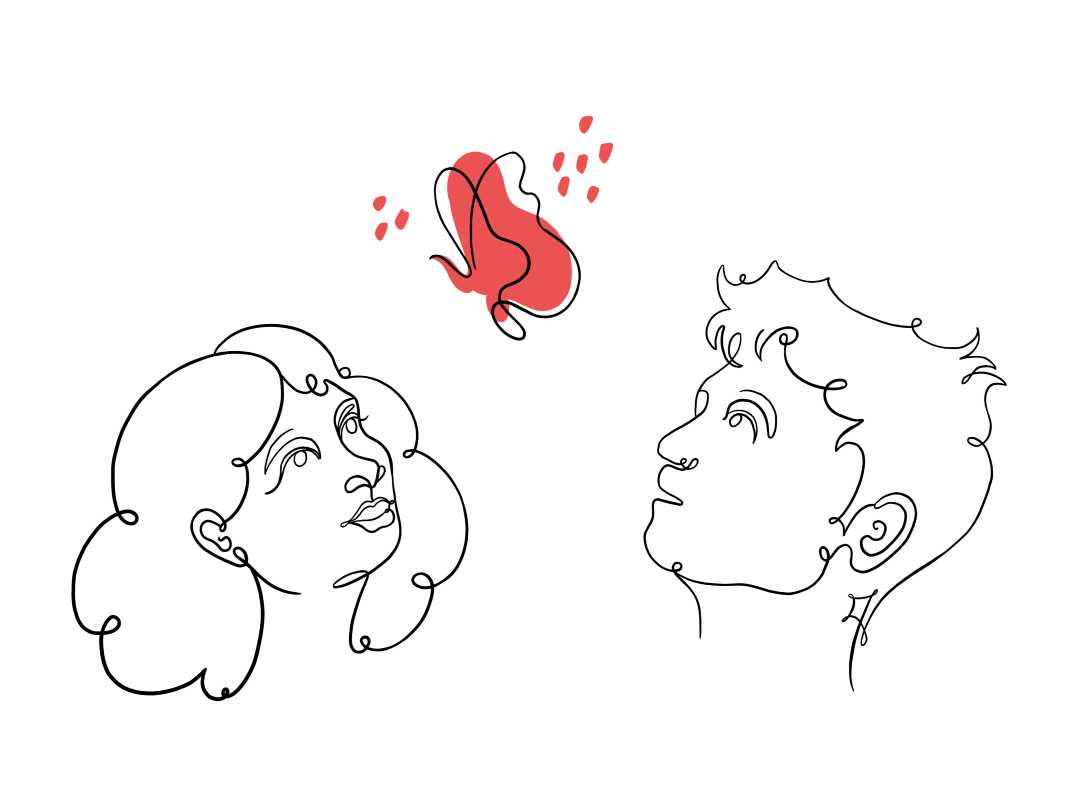 Illustration of the interaction step